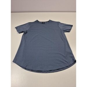 Cuts Shirt Mens XL Blue Pyca Pro Curve Hem Stretch Crewneck Casual Tee